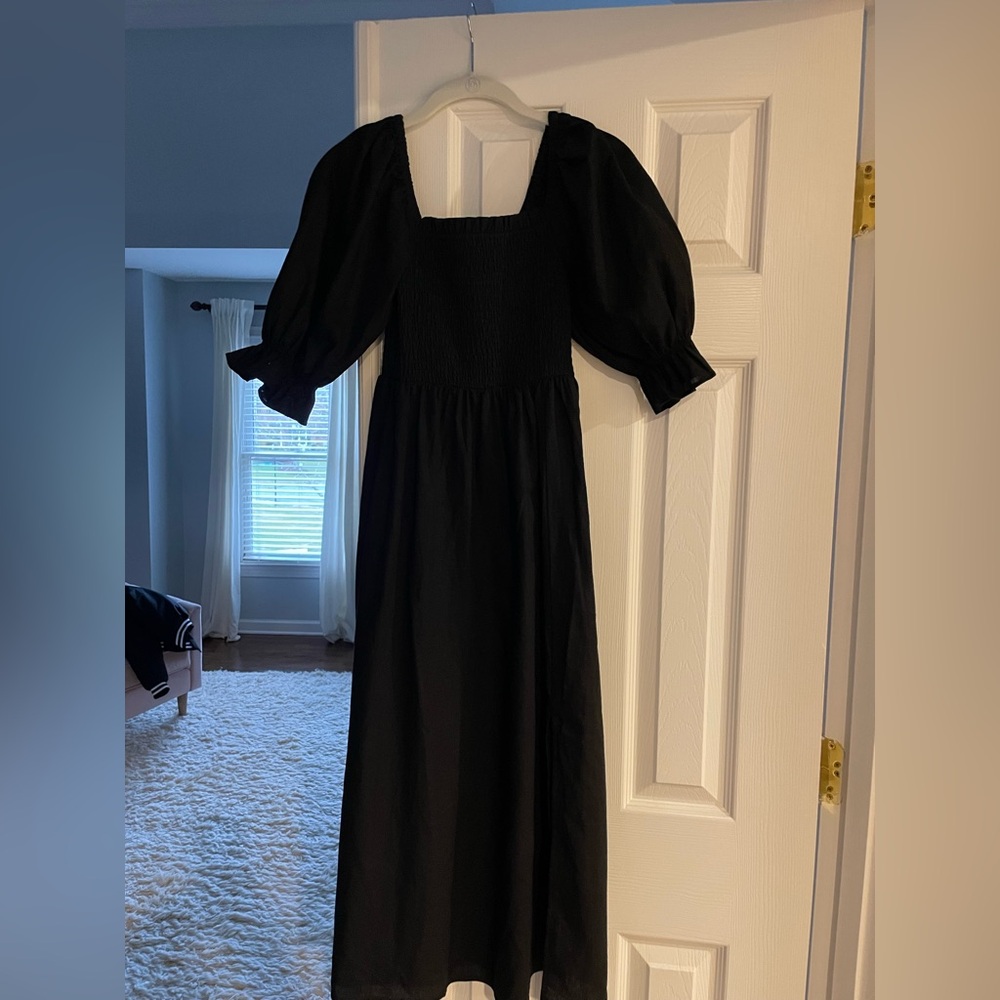 Brand new black midi dress